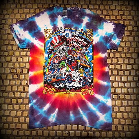 Grateful Dead - On The Road -Tie-Dye - T-Shirt